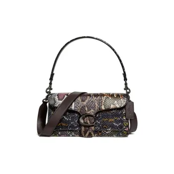 COACH Tabby Snake Skin Shoulder Bag Portable Crossbody Bag Shoulder Bag Women's Multicolor