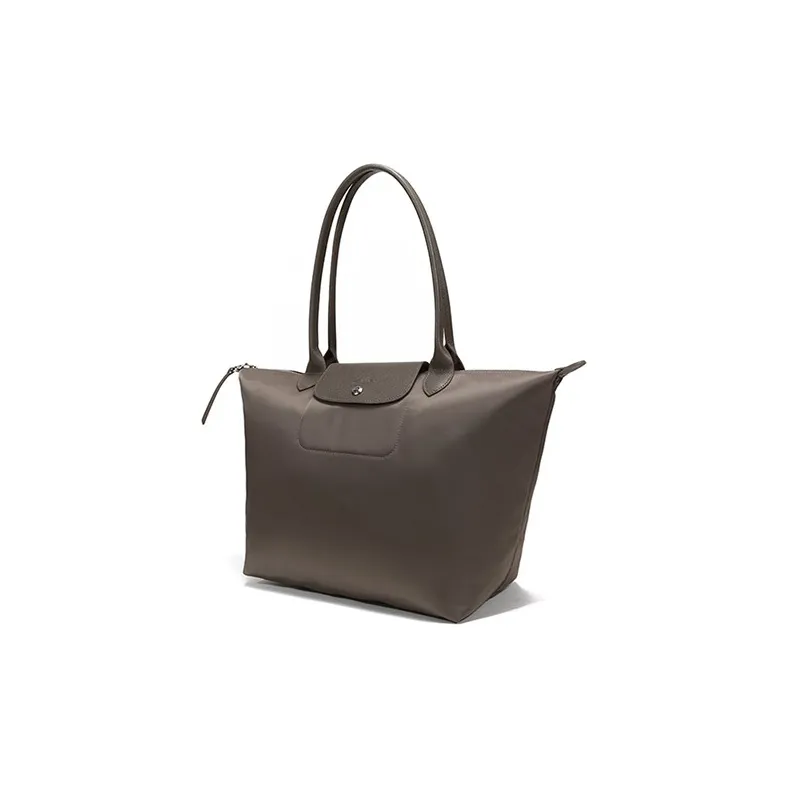LONGCHAMP Le Pliage Nylon Dumpling Bag Tote Tote Bag Shopping Bag Shoulder Bag Large Size Women's Gray-1