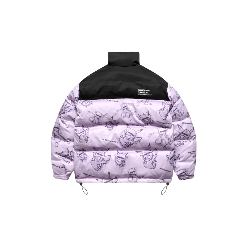 HARSH AND CRUEL Puffer Jacket Winter Unisex-37