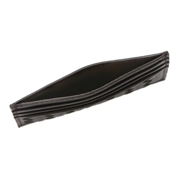 Bottega Veneta Cow Leather Card Holder Men's Dark Umber-4