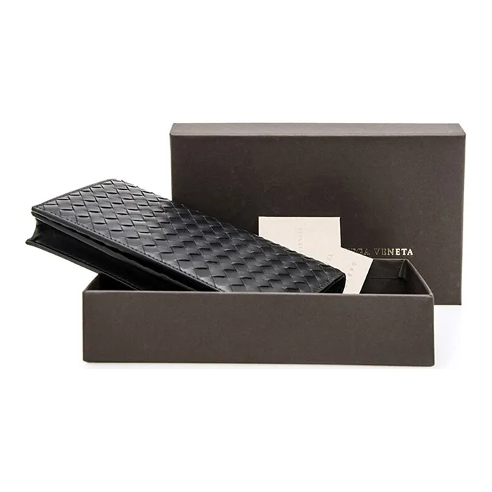 Bottega Veneta Cow Leather Wallet Men's Black-4