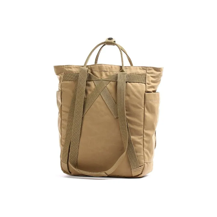 Fjallraven Cotton Shoulder Bags Handbags Unisex Beige-1