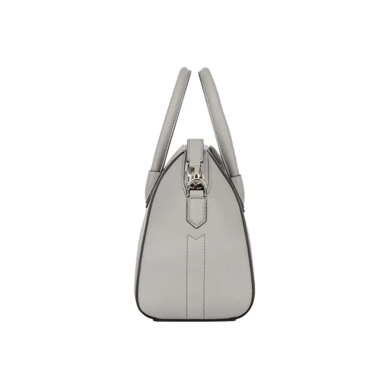 GIVENCHY Antigona Sheepskin Handbag Crossbody Bag Shoulder Bag Mini Women's Gray-2