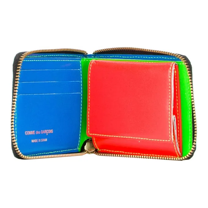 CDG Sheepskin Wallet Regular Women's Green-4