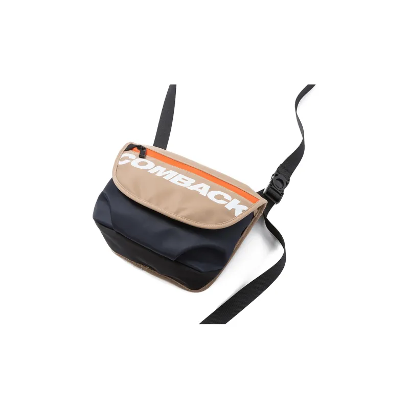 COMBACK Polyamide Crossbody Bag Trumpets Unisex Khaki Blue & Black Gray & Black Purple & Blue Green Patchwork-1