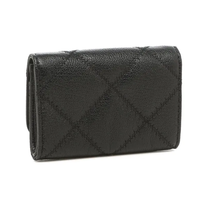 TORY BURCH TB Willa Leather Business Card Holder, Wallet Card Holder Regular Women's Black-3