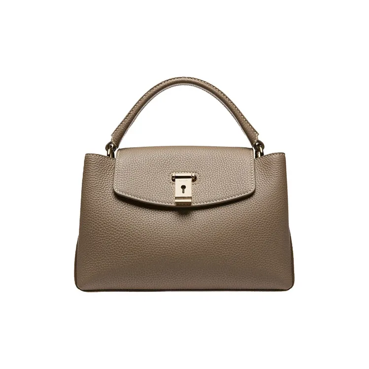 BALLY Layka Cow Leather Crossbody Bags Handbags Small Size Women's Brown-0