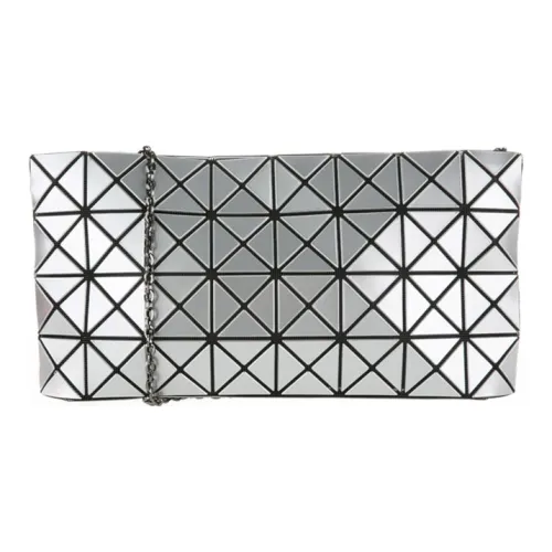 ISSEY MIYAKE PVC Handheld Shoulder Bag, Crossbody Bag Regular Women's Silver