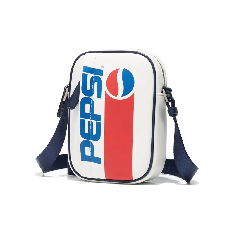 Pepsi PU Small Square Bag Shoulder Bag Crossbody Bag Regular Unisex Ecru-1