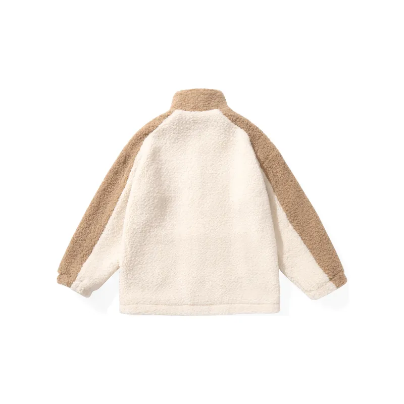 Bt Loose Fit Jacket Unisex White Coffee Color-1
