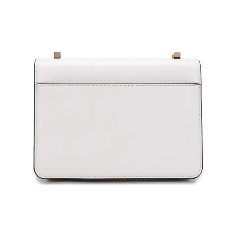 MICHAEL KORS Hendri Cow Leather Crossbody Bag Shoulder Bag Women's Pure White-3