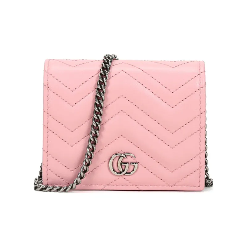 GUCCI MarmontGG Marmont Quilted Leather Chain Bag, Crossbody Bag Mini Women's-0