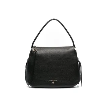 MICHAEL KORS MK Grand Cow Leather Handbag, Shoulder Bag Women's Black