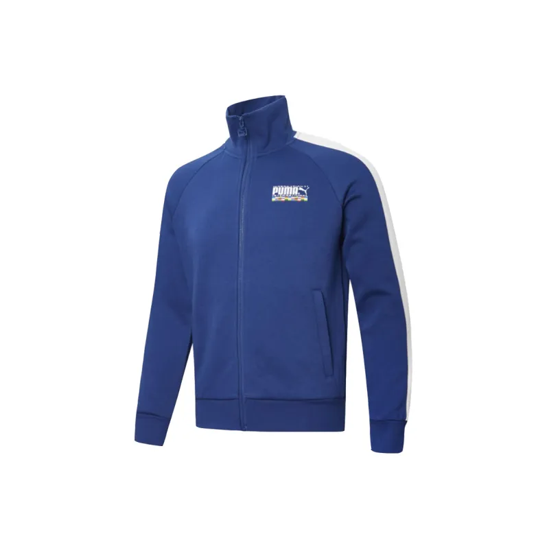 PUMA Jackets Men Blue-1