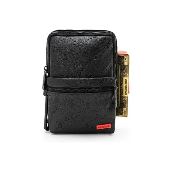 SPRAYGROUND PU Shoulder Bag Unisex Black