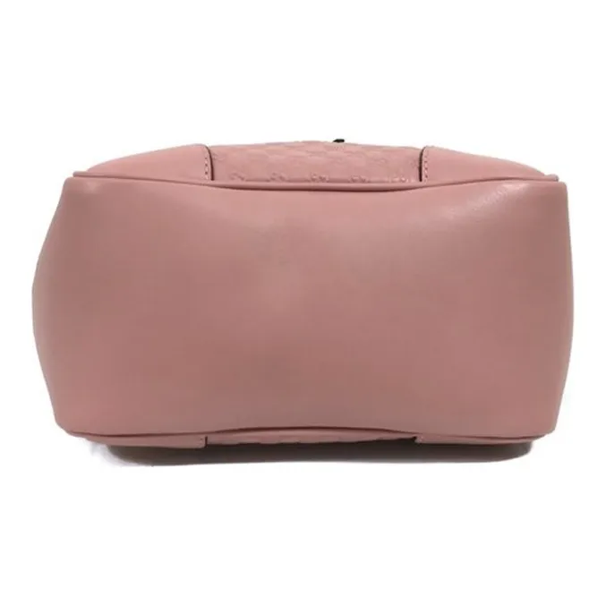 GUCCI Leather Tote Bag Shopping Bag Shoulder Bag Crossbody Bag Handbag Small Size Women's Pink-3