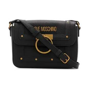 MOSCHINO Polyurethane Shoulder Bag Women's Black
