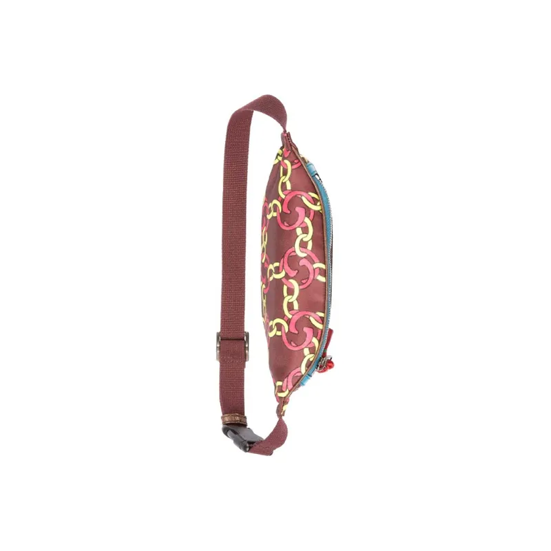 GUCCI The North Face Collaboration Recycled Nylon Fanny Pack Unisex Brown-5