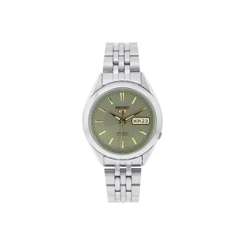 SEIKO Automatic Mechanical Movement Stainless Steel Strap Watch Men's Watches Green Dial