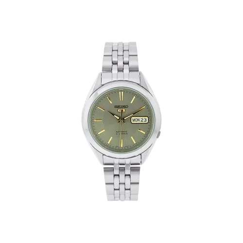 SEIKO Automatic Mechanical Movement Stainless Steel Strap Watch Men's Watches Green Dial