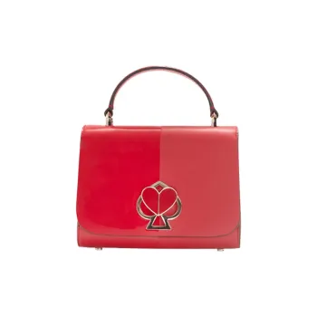 Kate Spade Nicola Cow Leather Handbag Shoulder Bag Crossbody Bag Small Size Women's Red