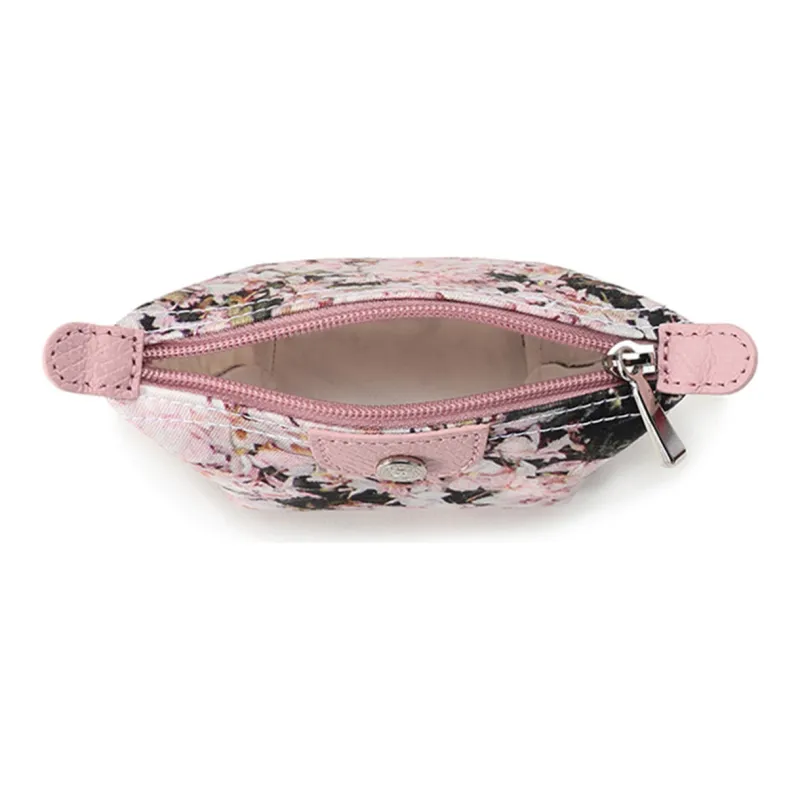 LONGCHAMP Le Foulonné Fabric Coin Purse Women's Pink-5
