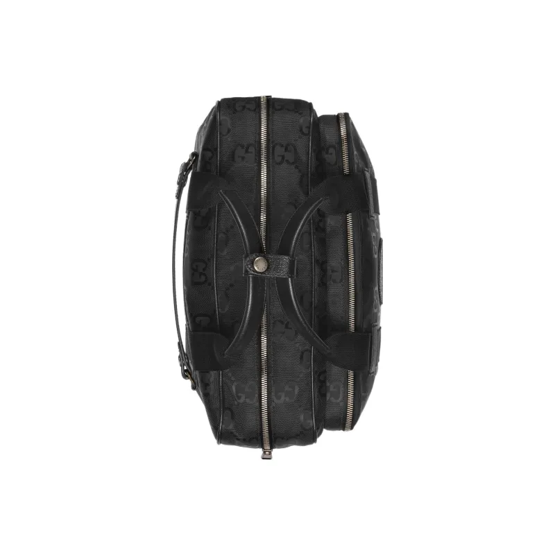 GUCCI Off The Grid Nylon Briefcase, Portable Crossbody Bag, Shoulder Bag Men's Black-3