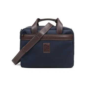 LONGCHAMP Le Pliage Fabric Portable Combo Bag Shoulder Bag Regular Men's Blue Brown & Multicolor