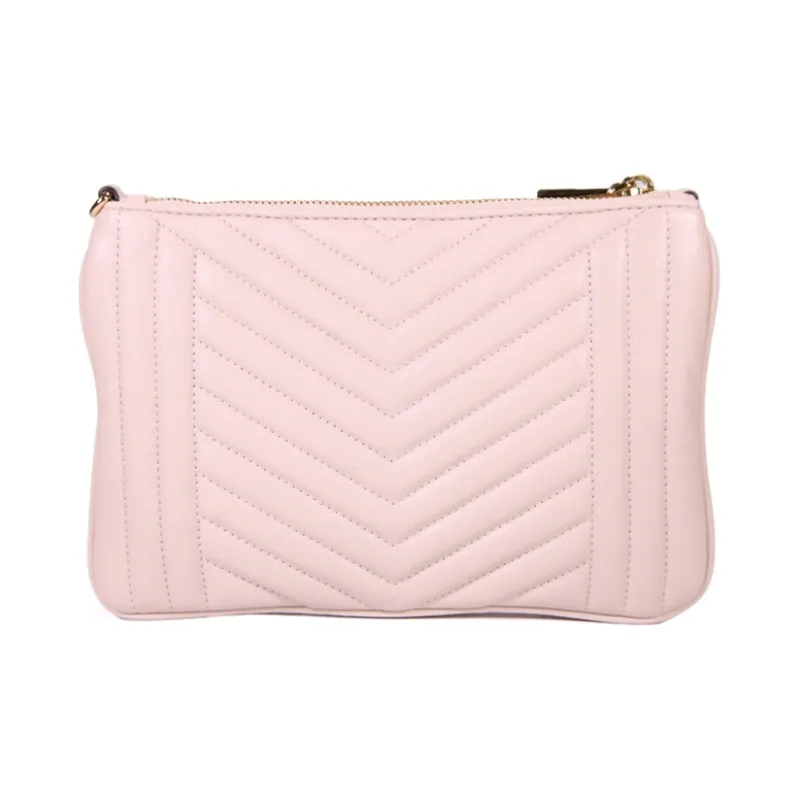 MICHAEL KORS Jet Set Charm Leather Shoulder Bag Crossbody Bag Medium Size Women's Pink-1