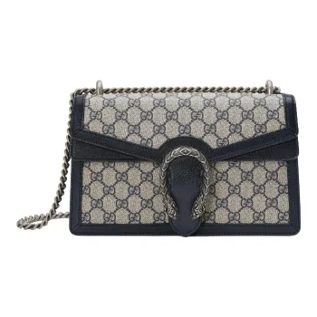 GUCCI Dionysus With Leather Crossbody Bag, Shoulder Bag Women's