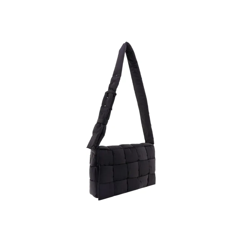Bottega Veneta Padded Tech Cassette Crossbody Bag Maxi Black-2
