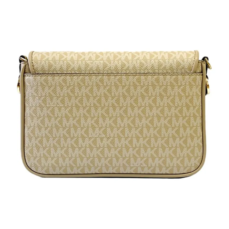 MICHAEL KORS Bradshaw Leather Crossbody Bag, Shoulder Bag Women's Camel-3