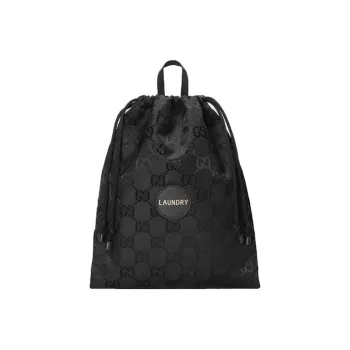 GUCCI Nylon Dry Cleaning Bags/Clutches Storage Bags Toiletry Bags Men's Black