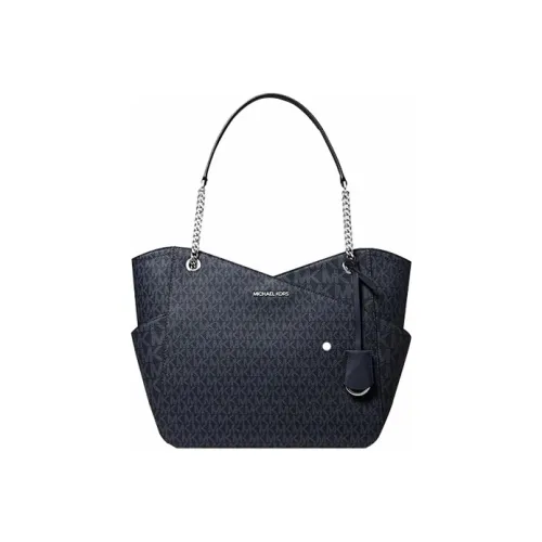 MICHAEL KORS Jet Set Canvas detail Bag Shopping Bag Commute Bag Handbag Large Size Women's Dark Blue