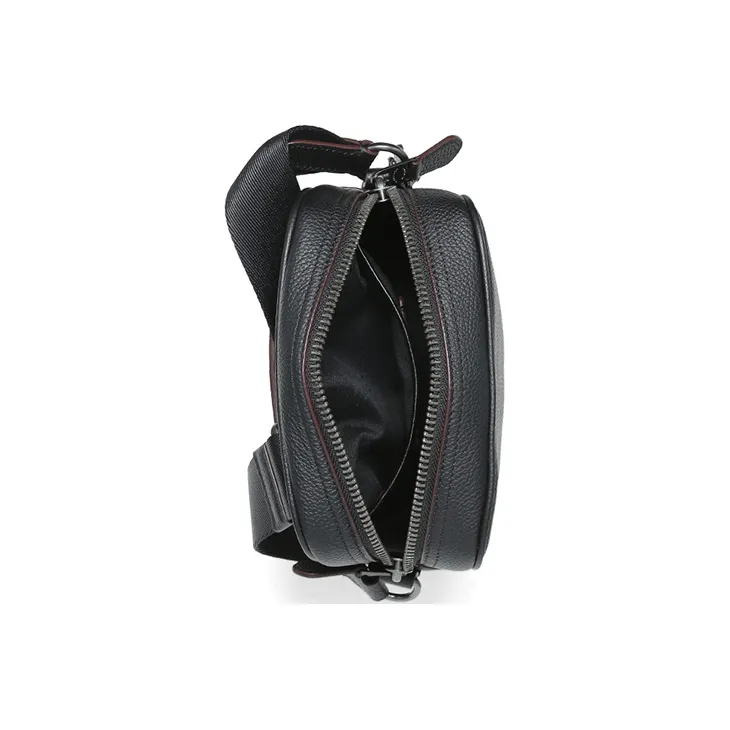 COACH Metropolitan Leather Messenger Bag Crossbody Bag Shoulder Bag Small Size Men's Black-3