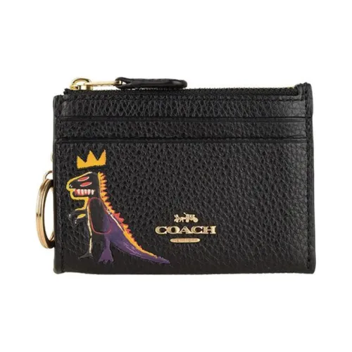 Jean-michel Basquiat X COACH Mini Id Skinny Card Holders