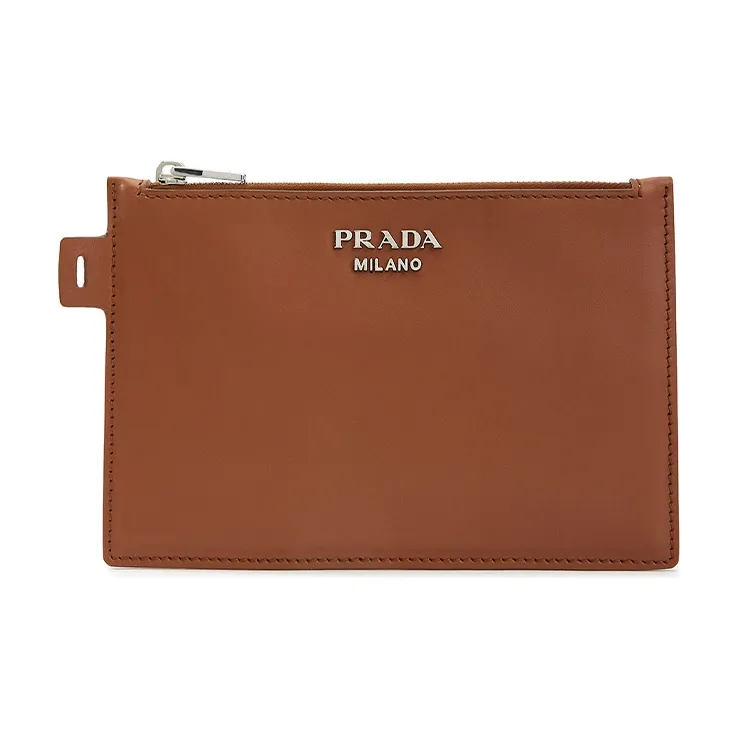 PRADA Cotton With Cow Leather Shoulder Bag Women's Milk White-7