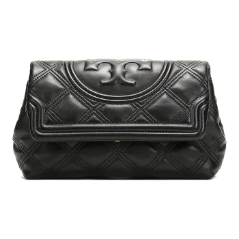 TORY BURCH Sheepskin Clutch Regular Women's Black