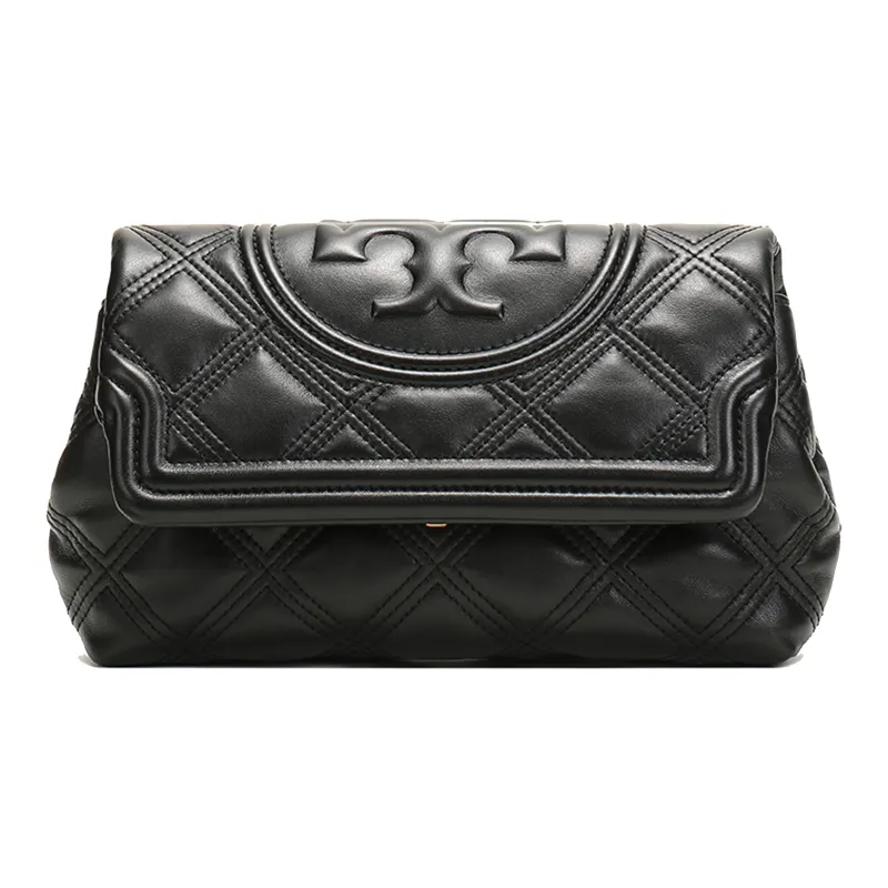 TORY BURCH Sheepskin Clutch Regular Women's Black-0