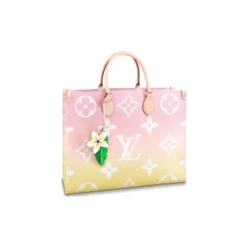 LOUIS VUITTON Onthego Gradient Pastel Gm Light Pink