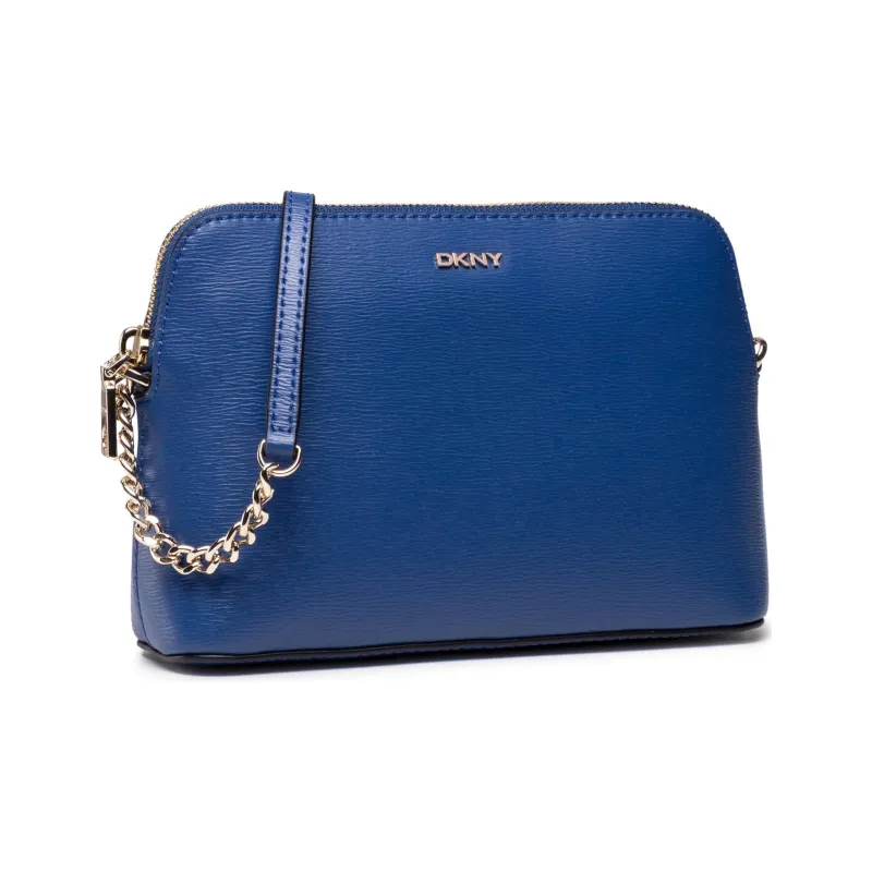 DKNY Leather Shoulder Bag Women's Blue-1