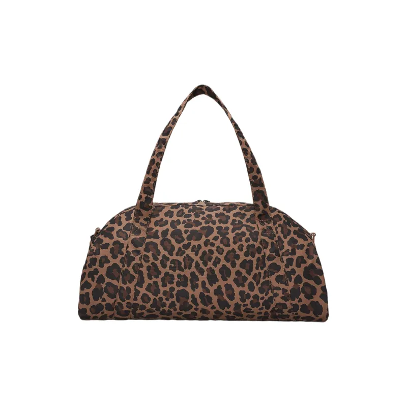 Nike Fabric Handbag Travel Bag Yoga Bag Gym Bag Unisex Leopard All Over Print-3