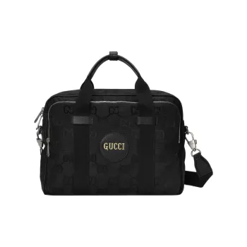 GUCCI Off The Grid Nylon Briefcase Portable Crossbody Bag Shoulder Bag Men's Black