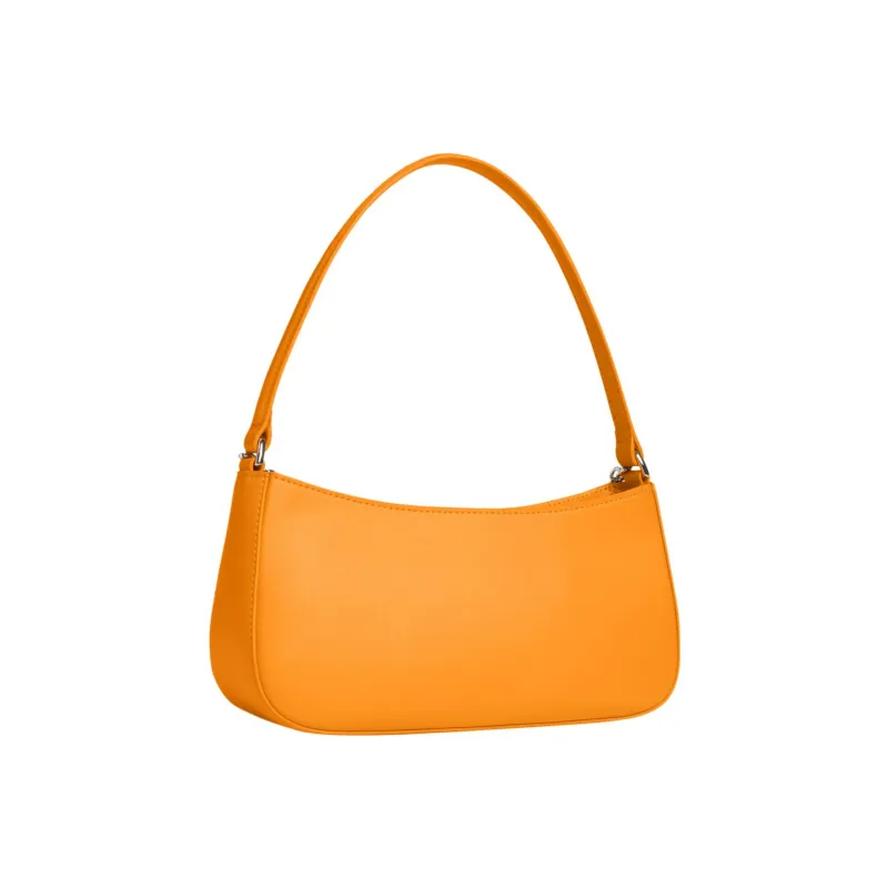 CK/Calvin Klein Artificial Leather Shoulder Bag One Shoulder Clutch Women's Bright Orange-1