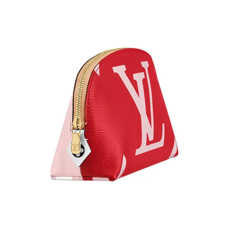 LOUIS VUITTON Cosmetic Pouch Monogram Giant Red/Pink-1