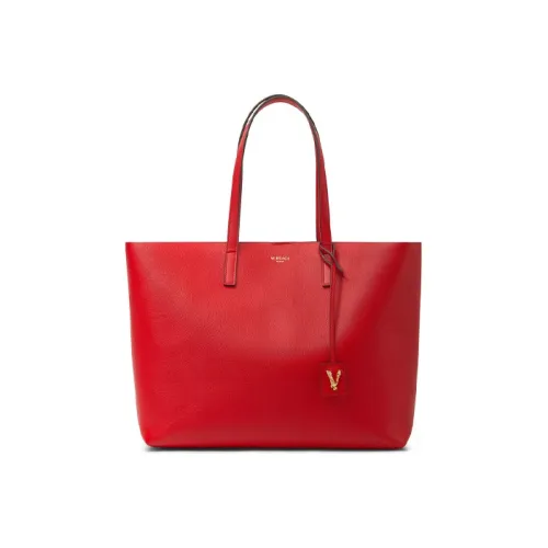 VERSACE VERSACE Leather One Shoulder Handbags Women's Red