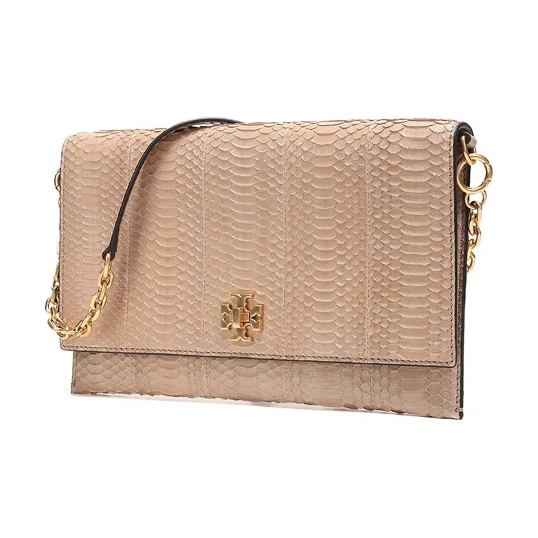 TORY BURCH Kira Leather Handbag, Shoulder Bag Women's Sand-1