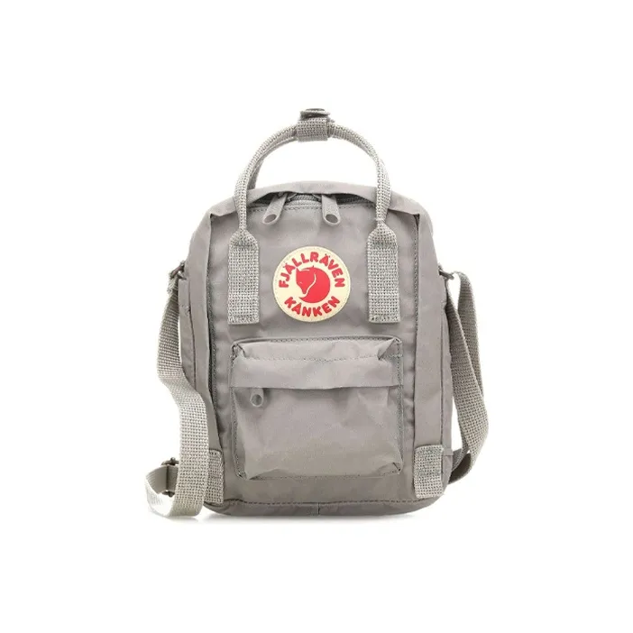 Fjallraven Kanken Polyester Crossbody Bag, Shoulder Bag Unisex Light Gray-0