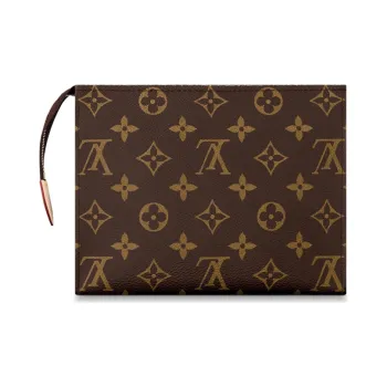 LOUIS VUITTON Toiletry Pouch 19 Monogram Brown