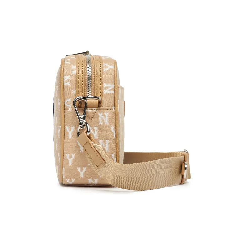 MLB Monogram Collection Polyester Tofu Bag Combo Bag Camera Bag Shoulder Bag Unisex Khaki-2